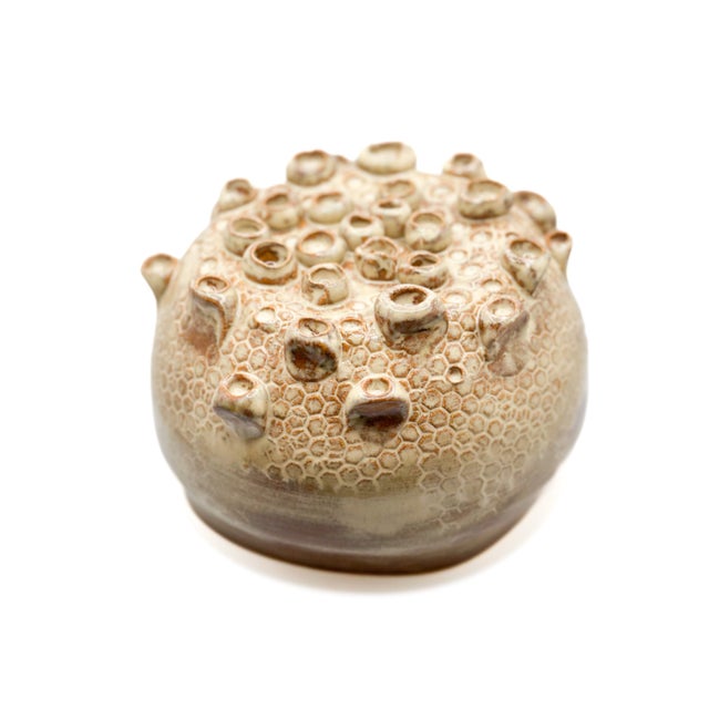 独1950年代 A. Kießling ヴィンテージ・スタジオ陶器 夜空の釉薬 独