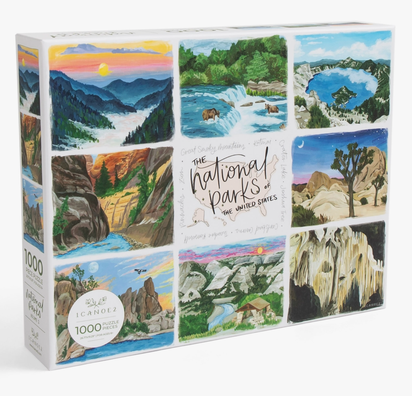 The Umbrellas - National Gallery 1000 Piece Jigsaw Puzzle (Renoir Artwork, Paris Street Scene, Planet-Friendly Box) - View #8